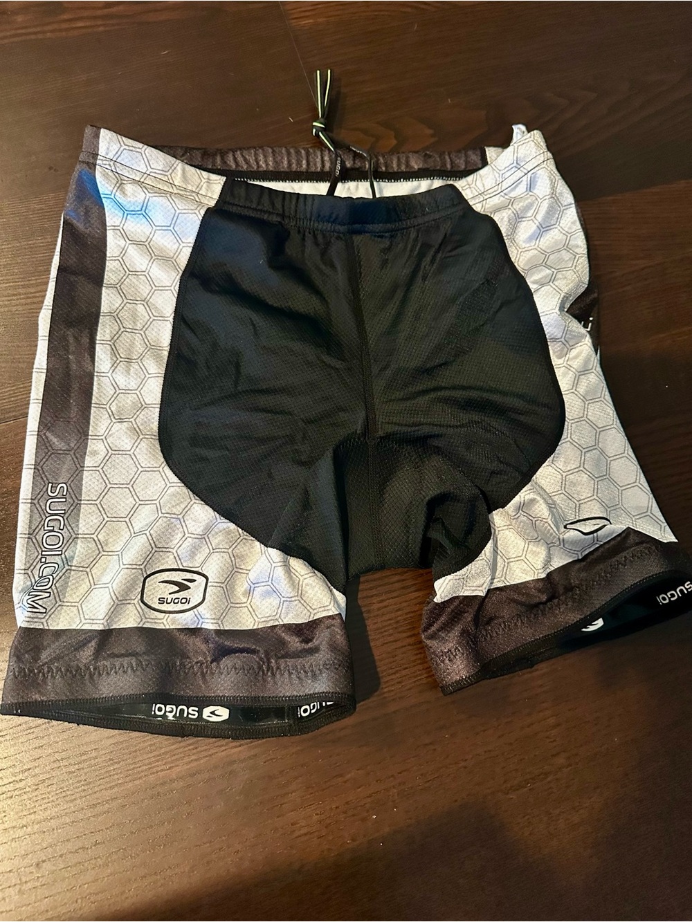 SUGOI Black and White women’s Cycling Shorts